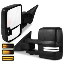Switchback Towing Mirrors For 2019-2022 Dodge Ram 2500 3500 Power Heated