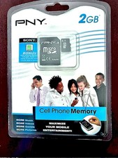 PNY 2GB Micro SD Karte mit Adapter