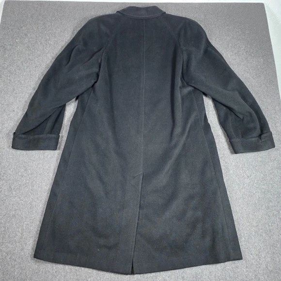 Vintage Brookstreet Raleigh Washington Cashmere Overcoat Sz 42 Single Breasted - product detail image 9