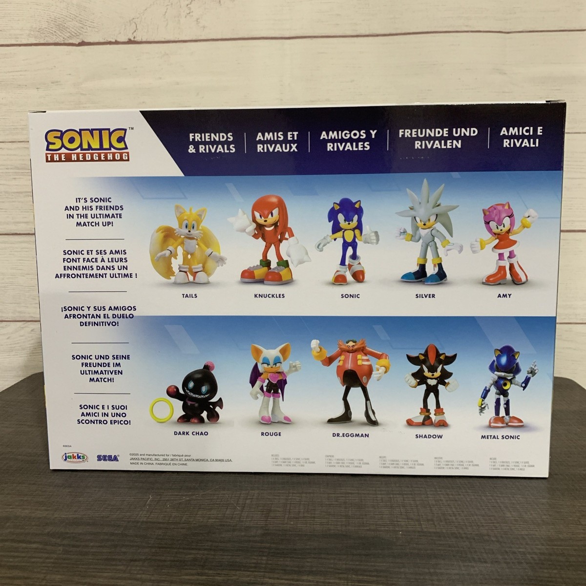 Sonic the Hedgehog Friends & Rivals 10-Pack Set by Jakks Pacific