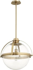 Quorum International 88-20 Brass 20"W Pendant