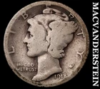 1918-S Silver Mercury Dime - Scarce  Better Date  No Reserve  #K1533
