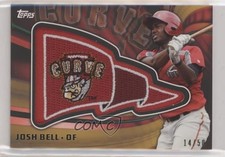 2015 Topps Pro Debut Pennant Manufactured Gold 14/50 Josh Bell #PP-JB Patch 0j7y