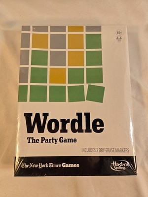 Hasbro Gaming Wordle The Party Game 2022 The New York Times Games; New/Sealed!