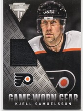 2013-14 Panini Titanium Game-Worn Gear Kjell Samuelsson #GG-KJS *Note