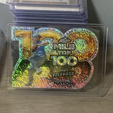 2025 Leaf Baseball Nation Trey Yesavage Silver Shimmer Top 100 Die Cut