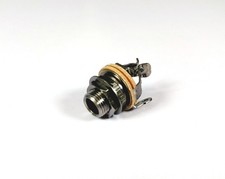 Pure Tone Multi contact Mono 1/4" Output jack, Black Nickel PTT1BN