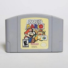 Paper Mario (Nintendo 64, 2001) N64 Cartridge...
