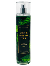 BATH  BODY WORKS LILY  GREEN TEA FINE FRAGRANCE MIST BODY SPRAY 8 FL OZ NEW