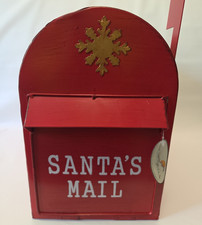 Red Shed Letters to Santa New North Pole Christmas Mailbox Decor XMAS Tags
