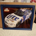 Vintage 1998 Miller Lite Miller Time Nascar Rusty Wallace #2 Hanging Beer Sign
