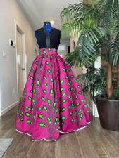African Print Skirt Women  s Size 10 US New Ankara Traditional Style