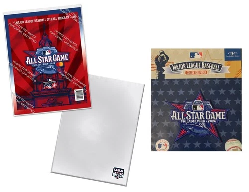 2026 MLB ALL STAR GAME PROGRAM & JERSEY PATCH PHILADELPHIA PA. 250TH CELEBRATION - Picture 1 of 4