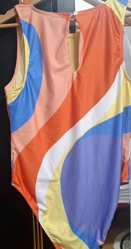 Farbenfroher BADEANZUG***Gr. L**NEUw.!!! - Bild 4 von 4