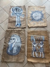 Set Di 4 Papiri Egiziani Vintage