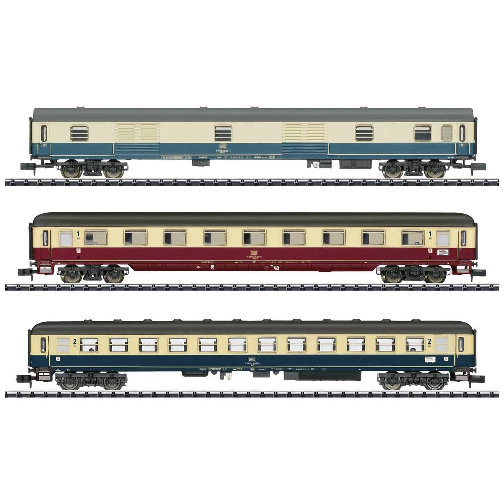 Voitures de train rapide FD 1922 Berchtesgaden Land MiniTrix T18275 pour circuit miniature N