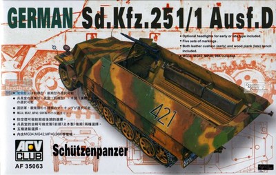 AFV35063 1:35 AFV Club German Sd.Kfz.251/1 Ausf.D Schutzenpanzer