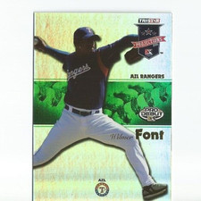 2008 Tristar Projections WILMER FONT Reflectives Green #89 – 33/50