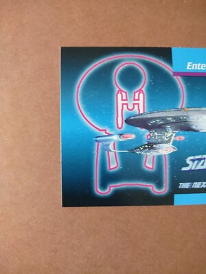 ●THE ENTERPRISE Enterprise History #44 - 1992 Impel Star Trek: The Next