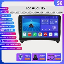 664gcarplay Android12 Car Radio Gps Navi Stereo Bt For Audi Tt Mk2 2008-14 Cam