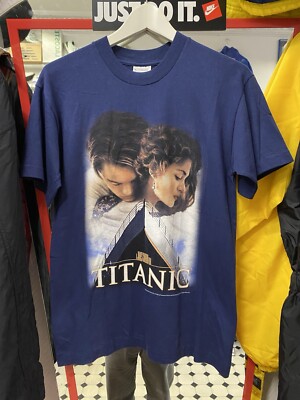 Titanic Shirt 1998 90s HEAVY COTTON RARE S Leonardo Di Caprio Rare