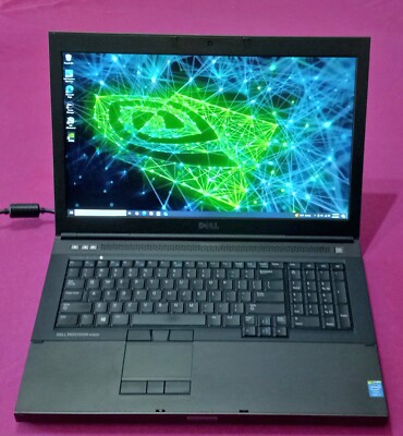 Dell Precision M6800 laptop I7-4810mq 2.8-3.8Ghz 24GB 500GB NVIDIA