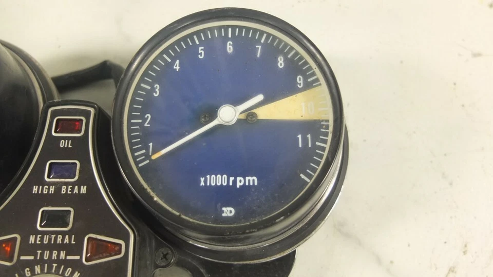 75 Honda CB550 CB 550 F Four Gauges Meters Speedometer Speedo Tachometer Tach - Image 2 of 4