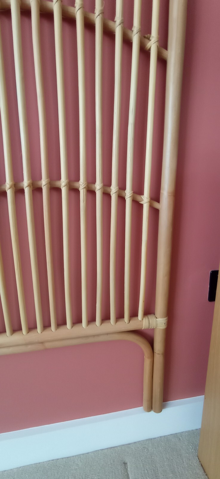 King Size Rattan Headboard eBay