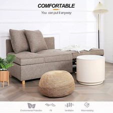 Folding Ottoman Sofa Bed Convertible Chair 4-in-1 Multi-Function Sleeper Sofa   