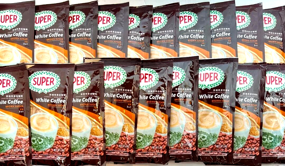 Super 3-In-1 Charcoal Roasted White Coffee with Brown Sugar 25