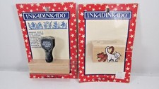 New Cats Tails Heart Love Cat Museum of Fine Arts INKADINKADO Rubber Stamps Wood