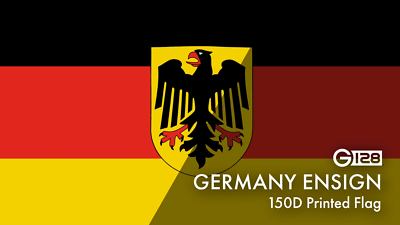 3-Pack Germany Ensign Flag 3x5 FT Printed 150D Polyester by G128