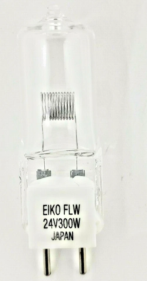 FLW 24 Volt 300 Watt  T-4 GY6.35 Base AV/Photo Eiko 03480  Lamp - Image 3 of 4