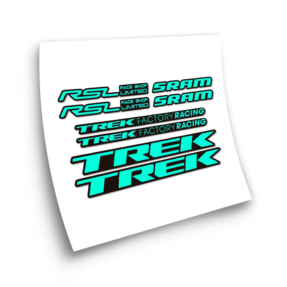 STAR SAM® Autocollants de Cadre Vélo Trek Factory Racing RSL Bike Frame Stickers - Bild 1 von 1