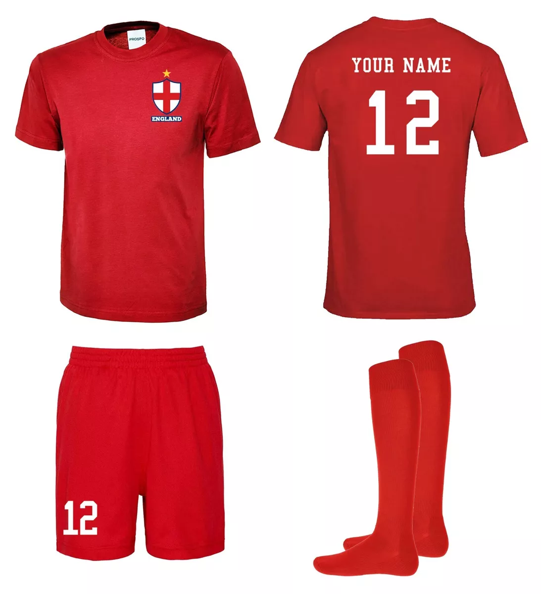 Personalised football store kit child