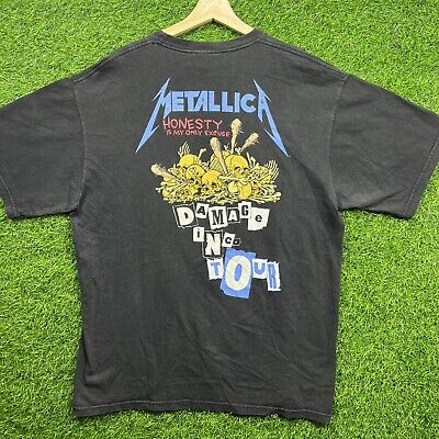 Vintage 90s Metallica Damage Inc Pushead Shirt Tour 1994 Giant Tag