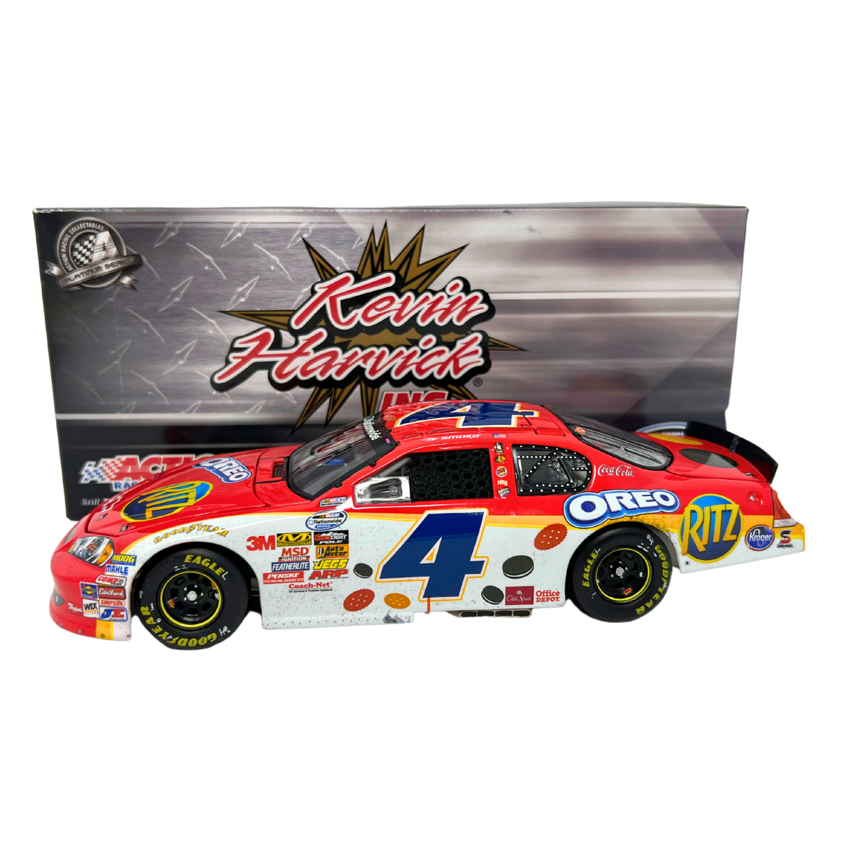 ACTION製  NASCAR公式 Oreo バス ボート トレーラーセット Action Nascar #4 Tony Stewart Oreo Ritz Daytona Win Raced