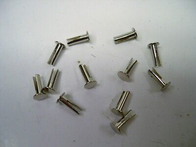 12 Split Mounting Rivets for American Flyer Conversion Knuckle Couplers