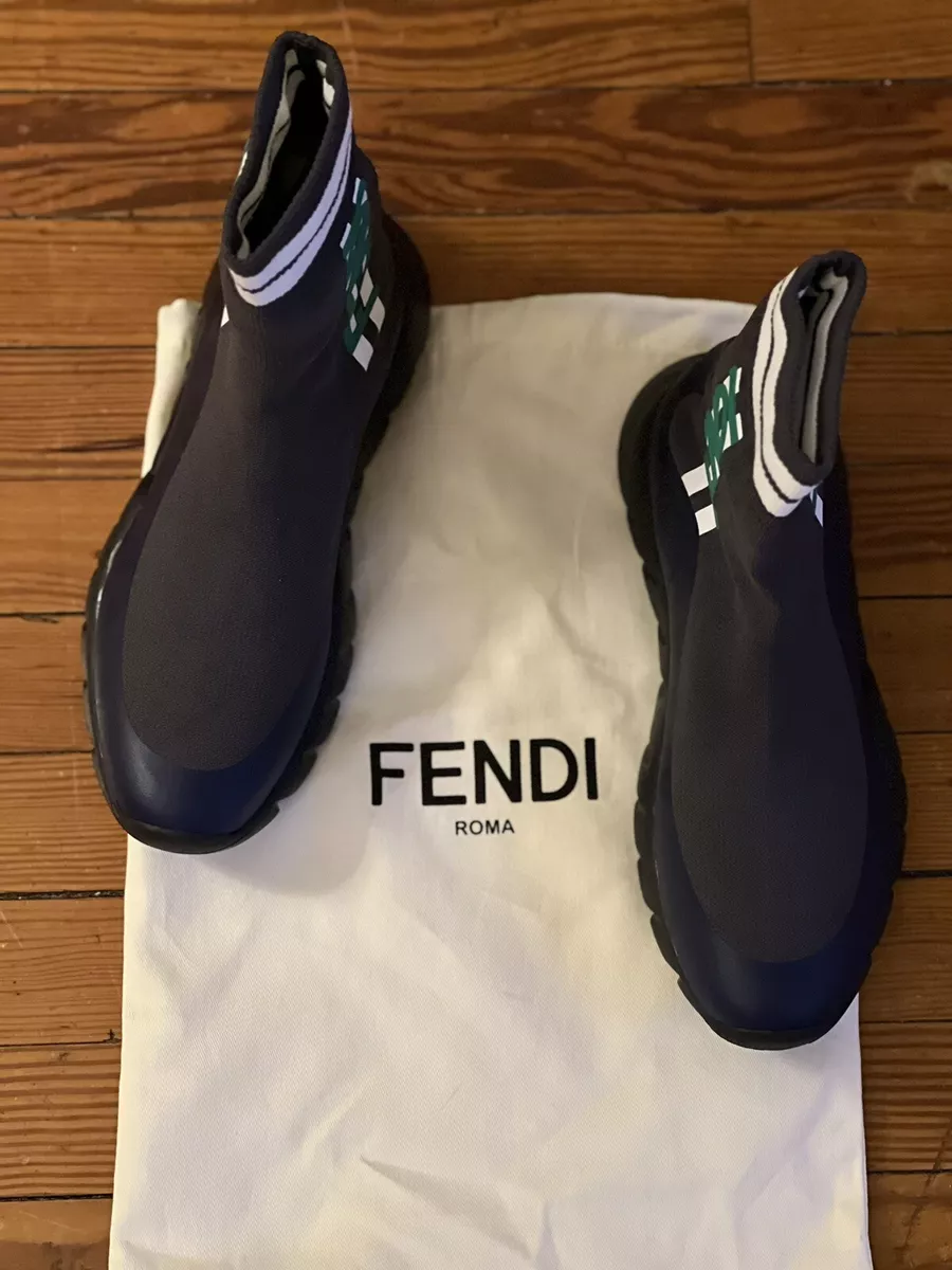 AUTHENTIC NEW FENDI SOCK RUNNER Sneakers US 8.5- EU 42.5