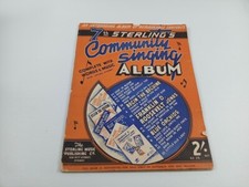 7th Sterling's community singing album paperback- Vintage sheet music