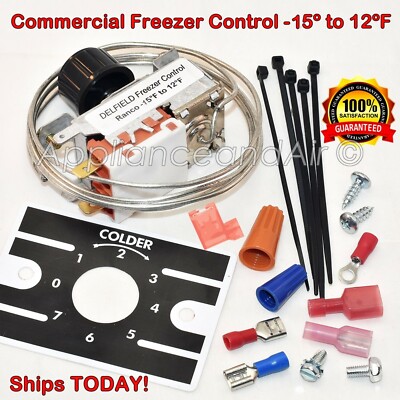 DELFIELD OEM Freezer Control Thermostat 3516043, 3516045, Ranco, Ships TODAY!
