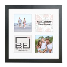 Multi Aperture Photo Picture Frames Holds 2, 3 or 4 Photos Various Sizes SQUARE