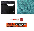 <!--F#f_0-->HOLDEN FX FJ SEDAN BOOT MOULDED TURQUOISE LOOP CARPET with spare wheel cut out<!--F/-->