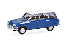 Herpa 038959-002 Citroen AMI 6 Break, enzianblau/Dach weiß 1:87 NEU Modellauto