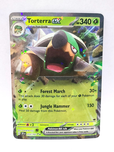 Pokémon TCG Torterra EX 12/162 Temporal Forces Double Rare Near Mint/Mint
