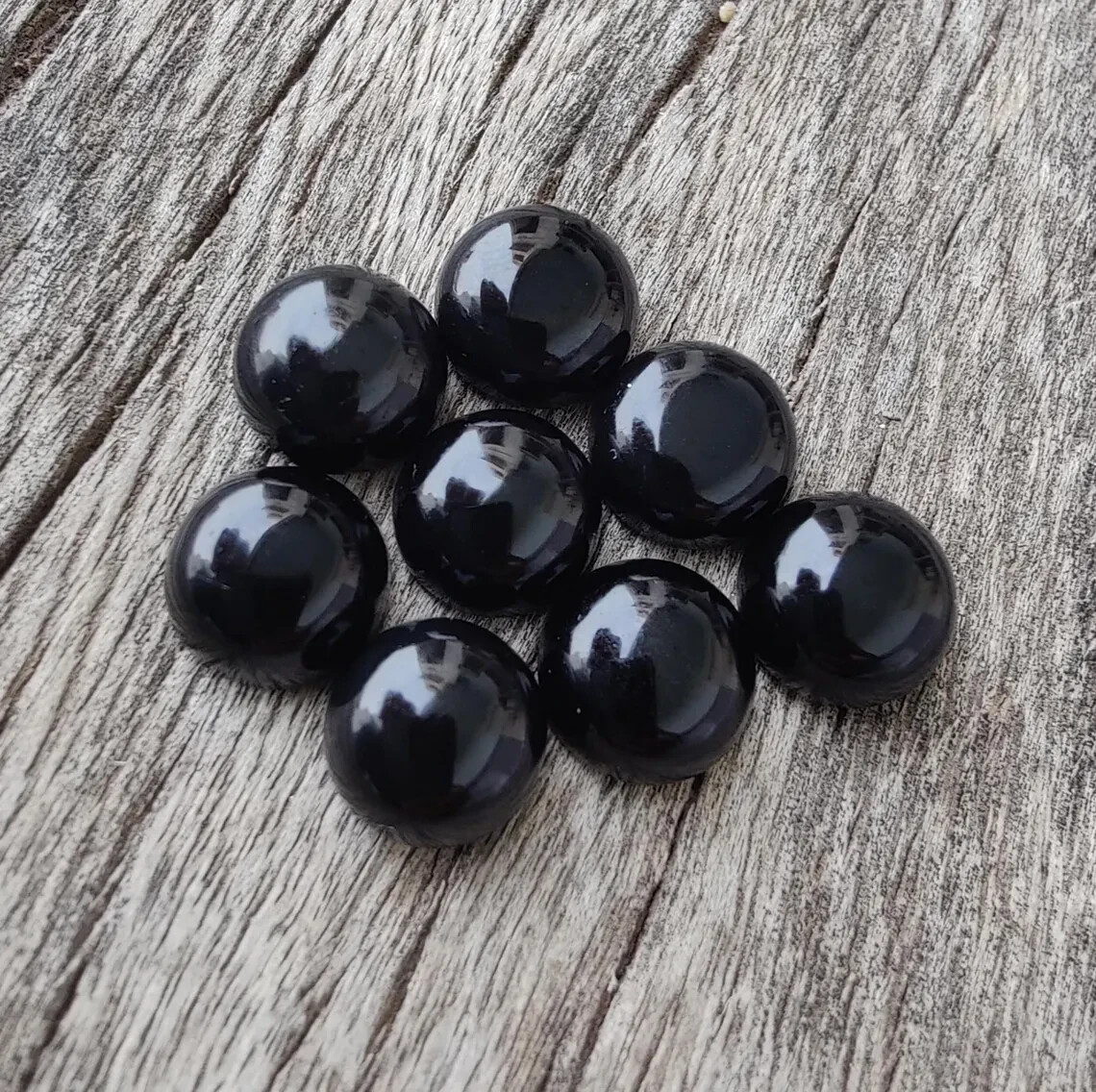Calibrated Black Onyx Gemstones Wholesale Natural Black Onyx Oval