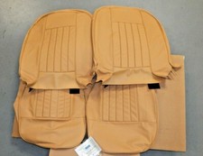 New Leather Front Seat Covers Upholstery For Mgb 1962-1968 Honey Tan 641-237 New Leather Front Seat Covers Upholstery For Mgb 1962-1968 Honey Tan 641-237