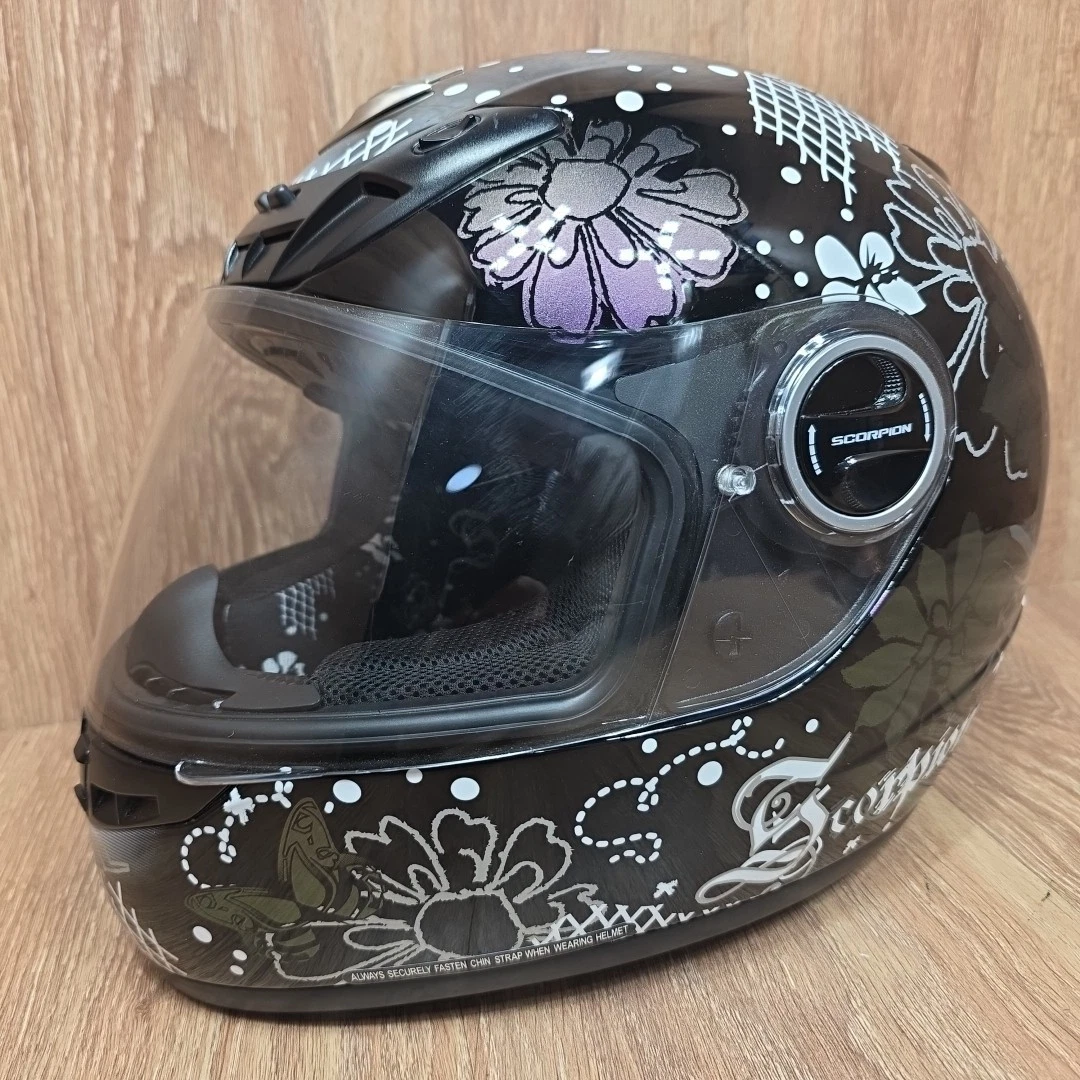 Black Motorcycle & Powersports Helmets for Women for sale | eBay
