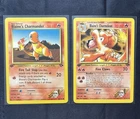 1st Edition Blaine's Charmander #60 and Charmeleon #31 - The Baby and Teen Zard