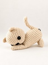 Handcrafted Crochet Cat Amigurumi Playful Kitty D cor or Toy